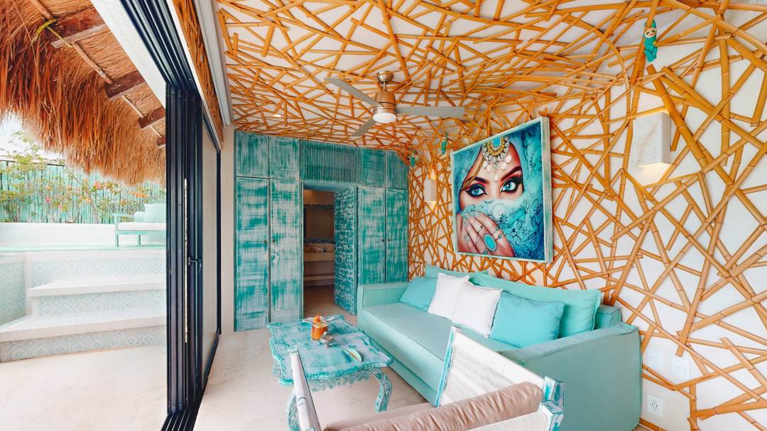 Luxurious Mediterranean-Retouched 3-Bed Penthouse with Private Rooftop Plunge Pool in Tulum's Exclusive Essentia