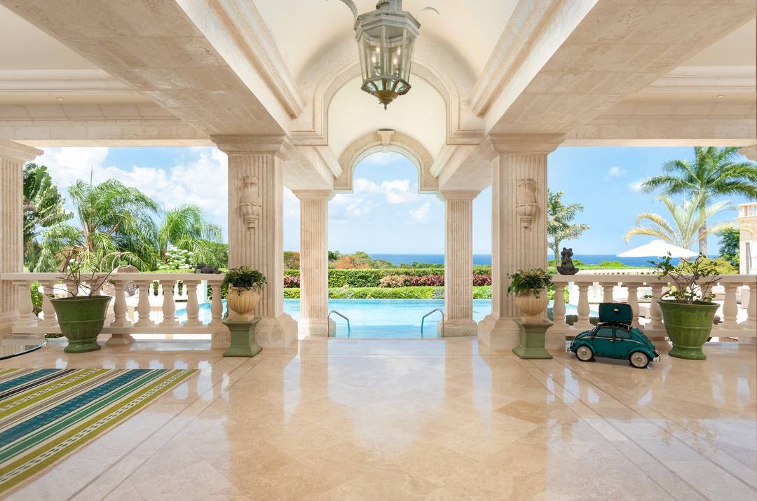 Grand Estate on Royal Westmoreland’s 18th Hole, Ocean Views
