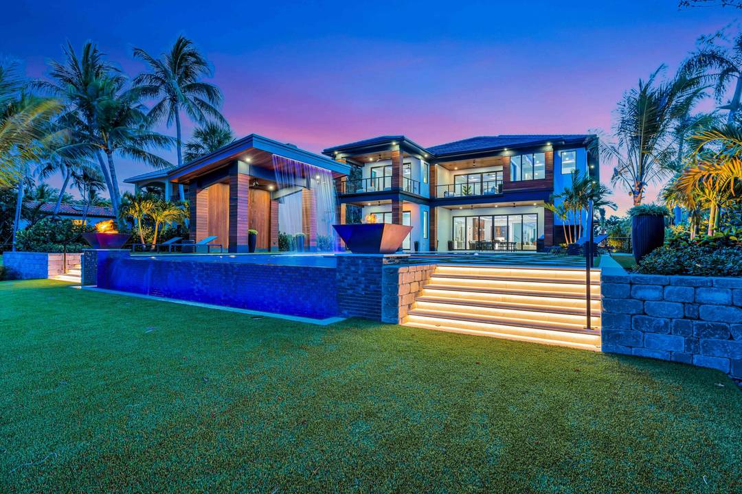 4 month minimum rental. Brand new gated intracoastal estate in prime Lantana location !