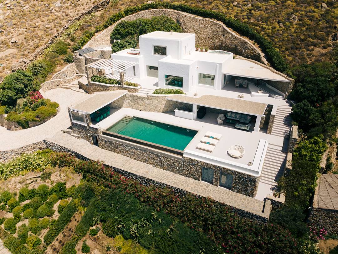 The View Above Ftelia: A Private Mykonos Hideaway