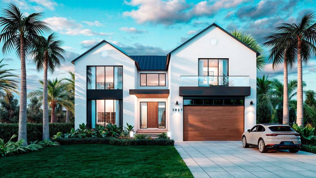 Hailed as ''one of the most exciting new construction homes in Coral Ridge, '' this spectacular Mizner Development estate is truly one of a kind.