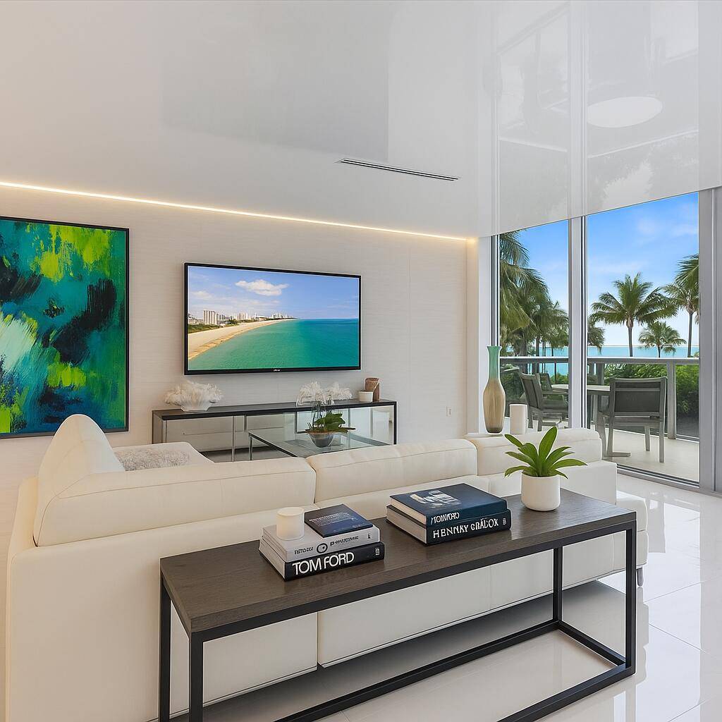 Discover this truly one of a kind, custom 2 bedroom residence offering soothing southeast views of the Ocean and beyond.
