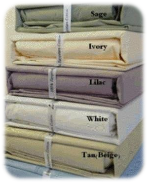 METRO 500TC Percale Solid Bed Sheet Set