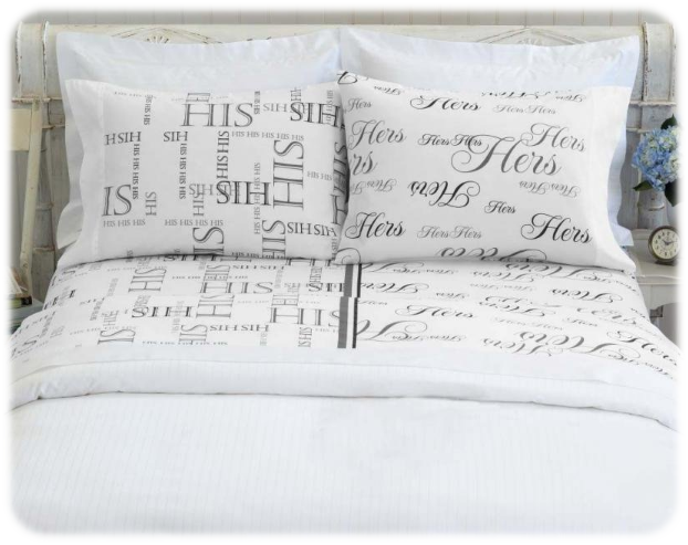 Bed Hog His & Hers Sheet Set