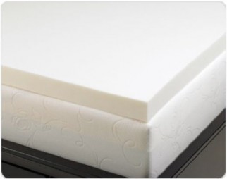 Visco Elastic Memory Foam Mattress Pad Bed Topper, 3 Inch Thick, 4 Pound Density