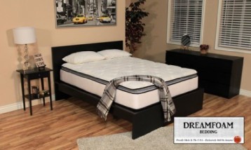 DreamFoam Bedding Ultimate Dreams Pocketed Coil Ultra Plush Pillow Top