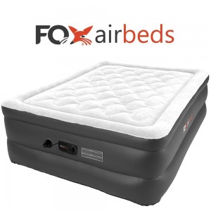 Best Inflatable Bed By Fox Airbeds - Plush High Rise Air Mattress in King, Queen, Full and Twin Xl (Queen)