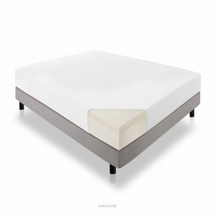 LUCID 10 Inch Plush Memory Foam Mattress