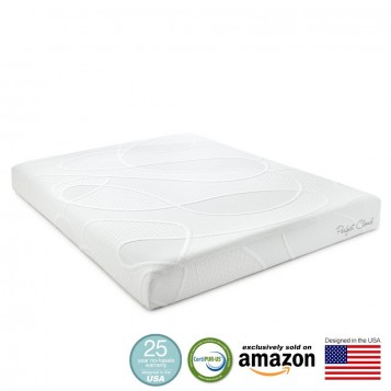 Perfect Cloud Supreme 8 Inch Memory Foam Mattress (Queen Size) - Amazon Exclusive Model Featuring New Air Foam Technology - 25 Year Warranty