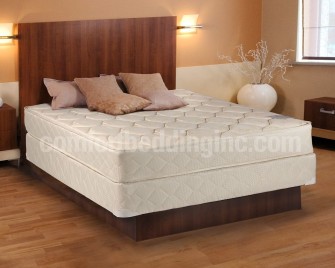 Continental Sleep Mattress, Fully Assembled Mattress with Low Profile Box Spring, Elegant Collection