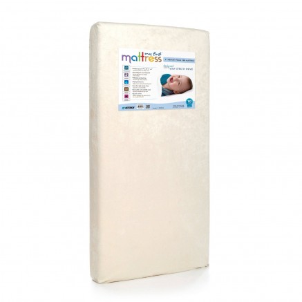 My First Mattress Mattress Premium Memory Foam Crib Mattress with Removable Waterproof Cover