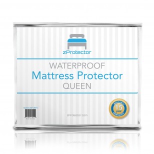 Waterproof Mattress Protector by zProtector - Premium, Hypoallergenic with 15 Year Warranty
